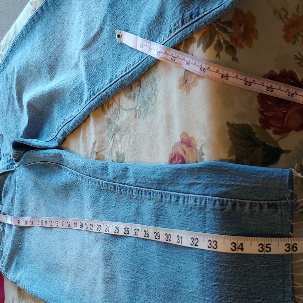 J.Crew High-Rise Slim Wide Leg Jeans in Classic Blue Women's Size 28 NWT - Picture 12 of 17